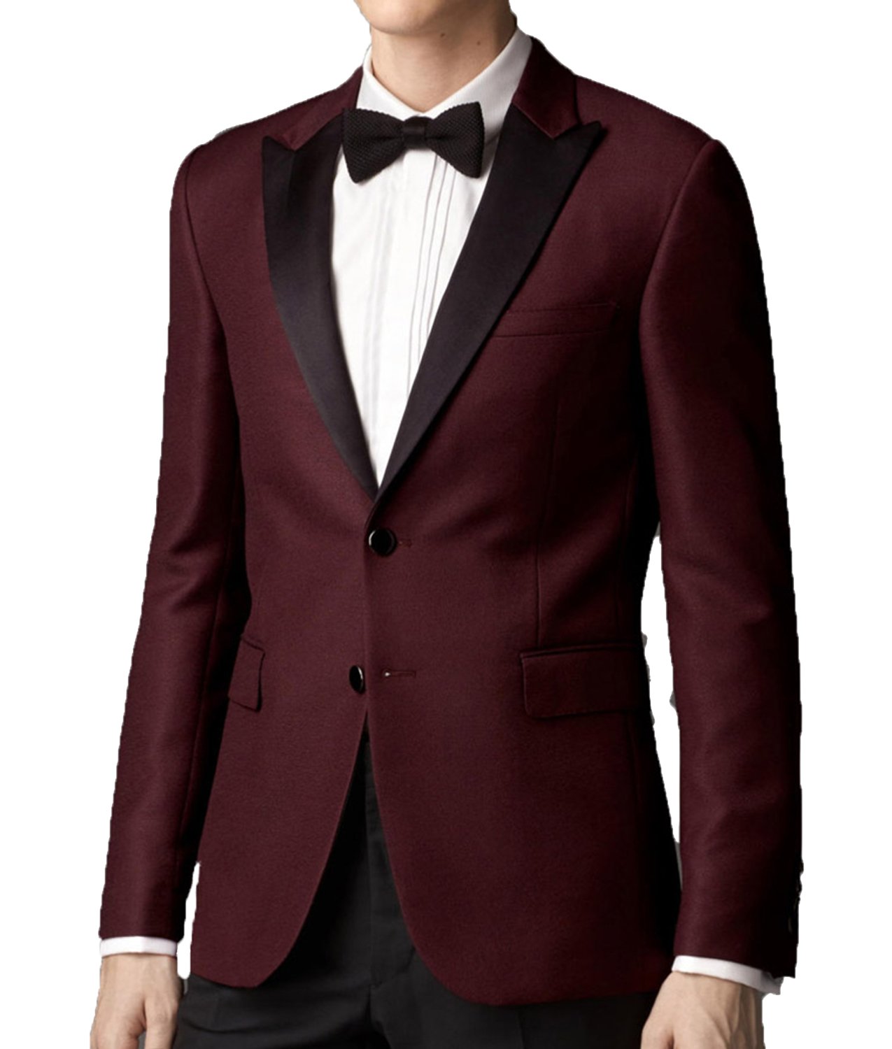 Mens Burgundy Blazer Burgundy Blazer Men Leather Jackets