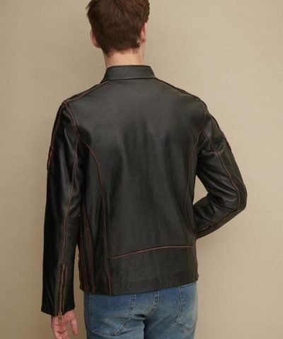 Antique Leather Cycle Jacket