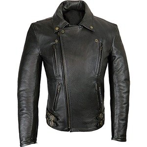 Black Leather Mens Jacket
