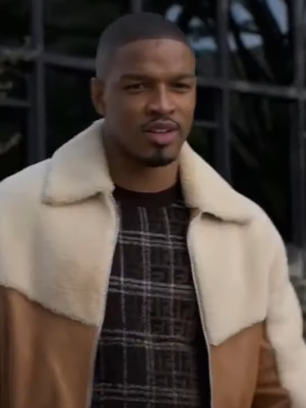 Michael J Ferguson Power Book II Ghost Shearling Leather Jacket
