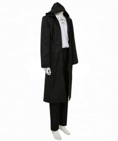 Stylish Black Trench Coat Eren Yeager attack on titan