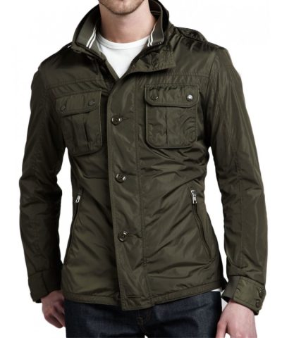 Men's Military Classic Style Green Jacket - military jacket