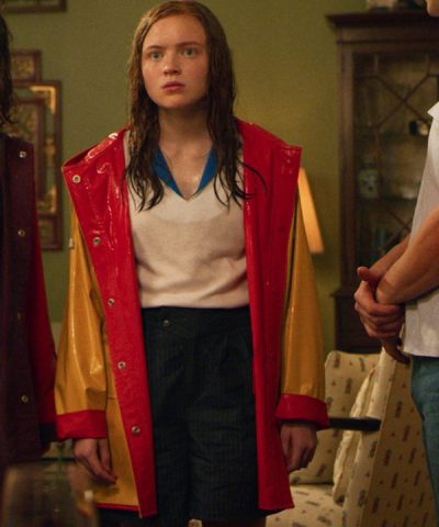 Stylish RainCoat Stranger Things Max Mayfield Jacket