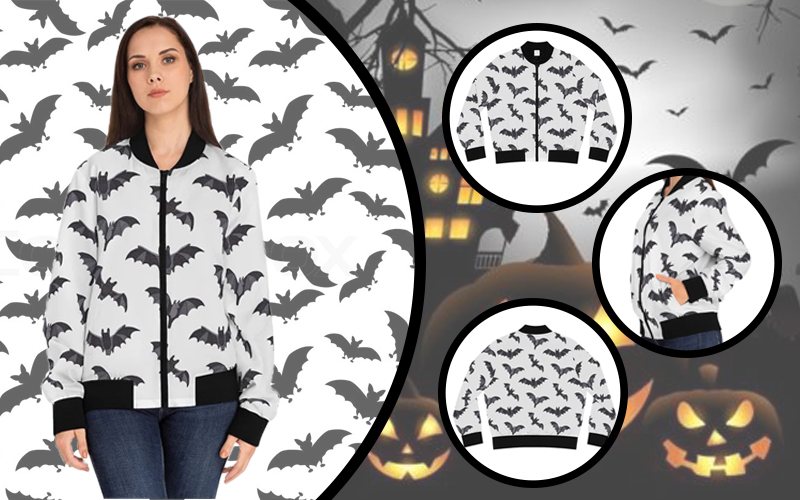 Halloween Unisex Bat jacket