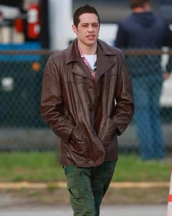 Pete Davidson Brown Bupkis 2023 Jacket Leather