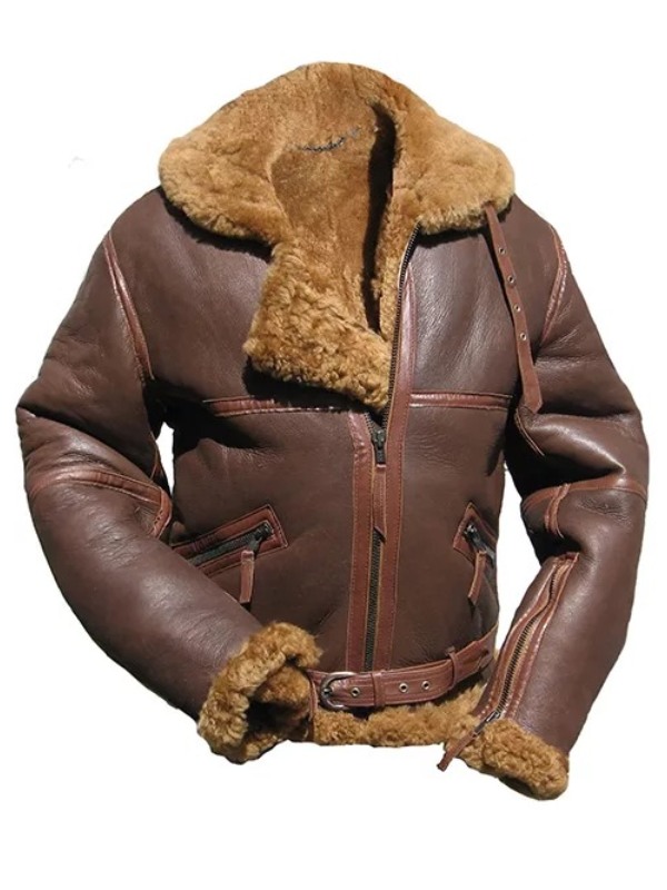 Mens B3 Aviator Classic Brown Jacket